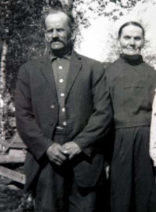 Karl Sebbfolk med hustrun Anna Maria.
