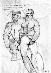 Tom of Finland: Utan titel, 1989. Foto: ©Tom of Finland® Foundation, Incorporated.