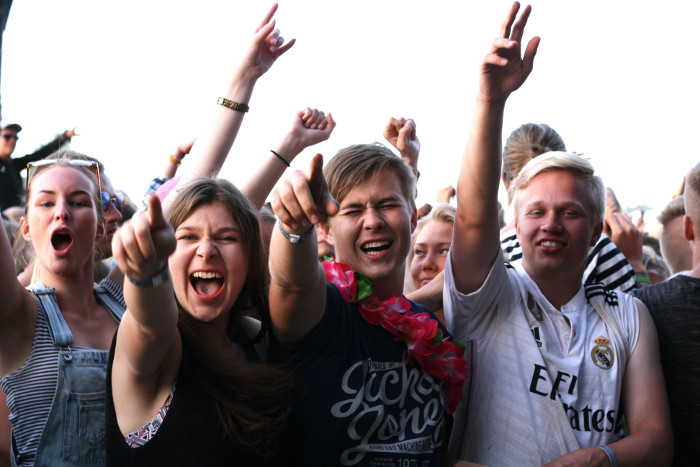 Ruisrock var en enda lång folkfest. Foto: Minna Lindberg