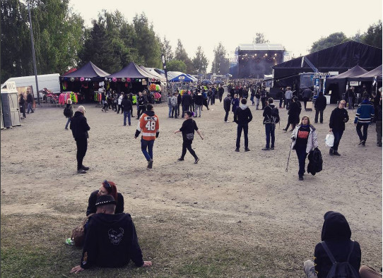 Grusplan och musik på South Park 2016.