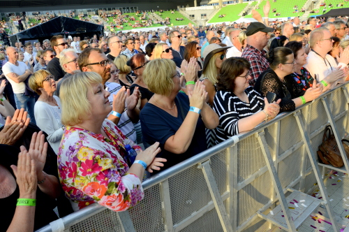 Medelåldern på Vasa Festival var förhållandevis mogen.