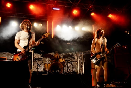 Truckfighters var festivalens huvudband.